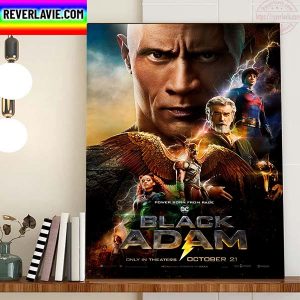 DC Comics Black Adam New Poster Movie Home Decor Poster Canvas