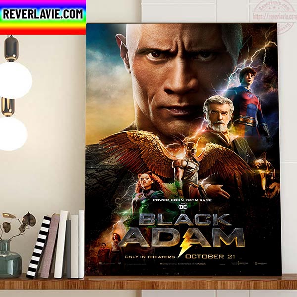 DC Comics Black Adam New Poster Movie Home Decor Poster Canvas DC Comics Black Adam New Poster Movie Home Decor Poster Canvas