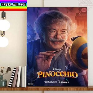 Disney Pinocchio Poster Of Geppetto Home Decor Poster Canvas