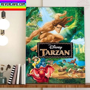 Disney Tarzan Poster Movie Home Decor Poster Canvas