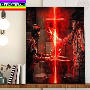 Eddie Munson The Past Meets The Future In Stranger Things Home Decor Poster Canvas