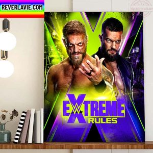 Edge Rated R Vs Finn Balor At Extreme Rules Home Decor Poster Canvas