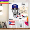 Edwin Diaz Play For Puerto Rico At The World Baseball Classic Home Decor Poster Canvas