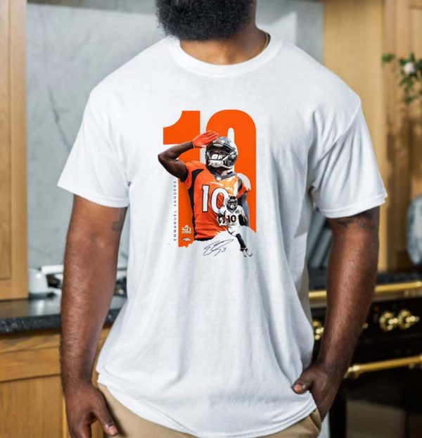 Emmanuel Sanders 10 Broncos announce retirement T-shirt