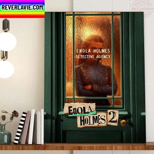 Enola Holmes 2 Detective Agency Home Decor Poster Canvas