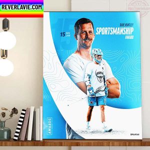 Eric Law Is 2022 PLL Dave Huntley Sportsmanship Award Home Decor Poster Canvas