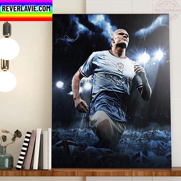 Erling Haaland Is Taking The Premier League By Storm Home Decor Poster Canvas Erling Haaland Is Taking The Premier League By Storm Home Decor Poster Canvas