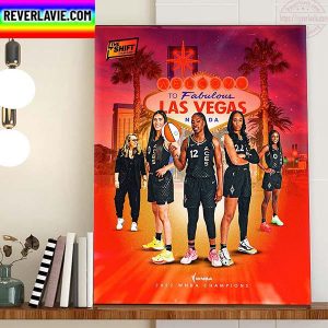 First Championship For Las Vegas Aces 2022 WNBA Champions Home Decor Poster Canvas