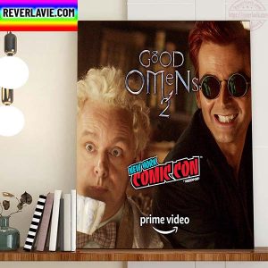 Good Omens 2 New York Comic Con NYCC Home Decor Poster Canvas