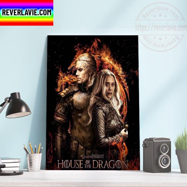 House Of The Dragon Poster With Henry Cavill And Elizabeth Olsen Home Decor Poster Canvas
