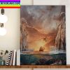 Houston Texans vs Chicago Bears In NFL Home Decor Poster Canvas