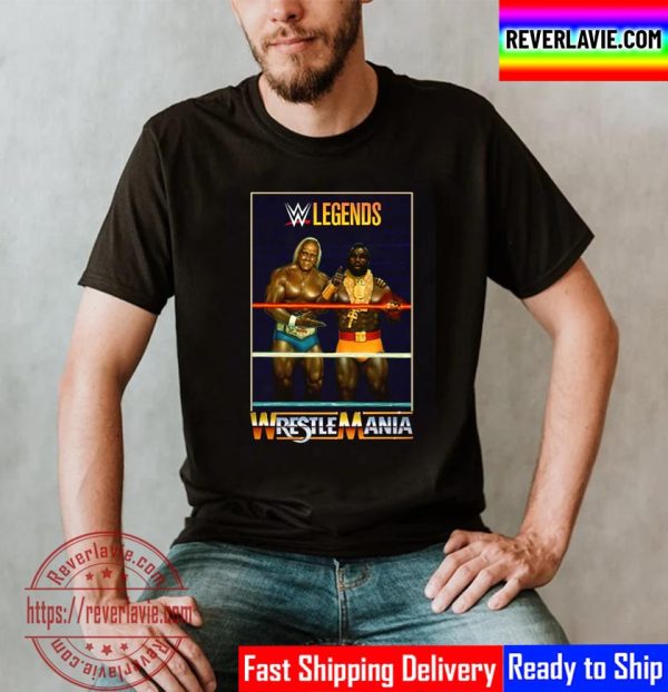Hulk Hogan And Mr T WWE Legends WrestleMania I Unisex T-Shirt