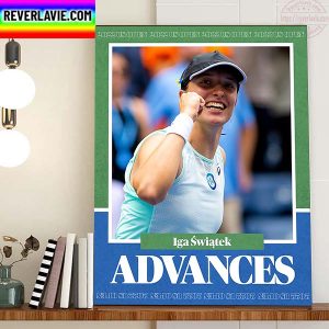 Iga Swiatek The First Polish Player To Semifinals US Open Home Decor Poster Canvas