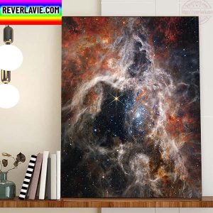 James Webb Space Telescope JWST Captures Cosmic Tarantula Home Decor Poster Canvas