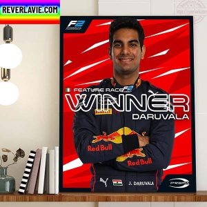 Jehan Daruvala Wins In Monza F2 Italian GP Home Decor Poster Canvas