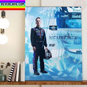 John Hunter Nemechek Wins NASCAR Camping World Trucks Home Decor Poster Canvas