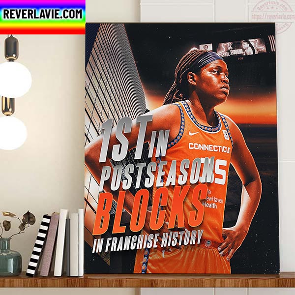 Jonquel Jones 1st In Postseason Blocks In Franchise History Home Decor Poster Canvas Jonquel Jones 1st In Postseason Blocks In Franchise History Home Decor Poster Canvas