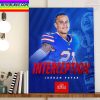 Greg Rousseau Sack Buffalo Bills NFL Home Decor Poster Canvas