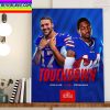 Josh Allen And Isaiah Mckenzie Touchdown Buffalo Bills NFL Home Decor Poster Canvas