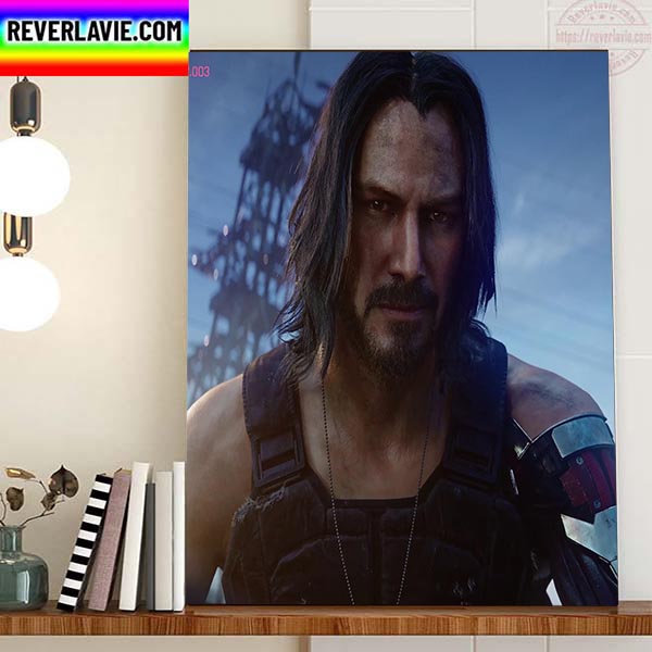 Keanu Reeves As Johnny Silverhand In Cyberpunk2077 Called Phantom Liberty Home Decor Poster Canvas Keanu Reeves As Johnny Silverhand In Cyberpunk2077 Called Phantom Liberty Home Decor Poster Canvas