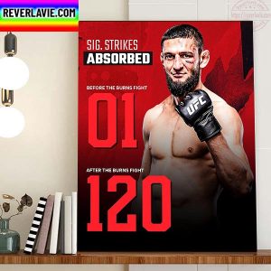 Khamzat Chimaev In UFC 279 Home Decor Poster Canvas