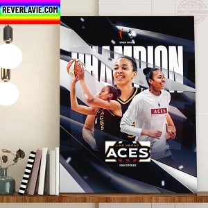 Kiah Stokes Is 2022 WNBA Champions With Las Vegas Aces Home Decor Poster Canvas