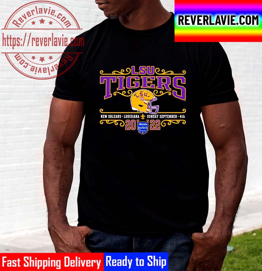 LSU Tiger Sugar Bowl Kickoff 2022 Helmet Unisex T-Shirt LSU Tiger Sugar Bowl Kickoff 2022 Helmet Unisex T-Shirt
