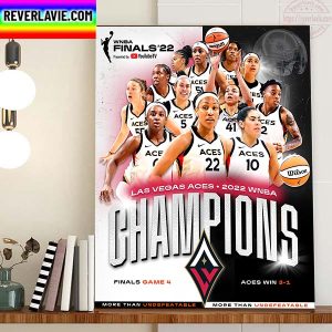 Las Vegas Aces 2022 Are The WNBA Finals Champions Home Decor Poster Canvas