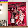 Las Vegas Aces Are 2022 WNBA Champions First Time Home Decor Poster Canvas