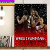 Las Vegas Aces Are The WNBA Champions 2022 Home Decor Poster Canvas