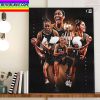 Las Vegas Aces Champions 2022 WNBA Champs The First Time Home Decor Poster Canvas