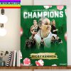 Las Vegas Aces Champions 2022 WNBA Champions Home Decor Poster Canvas