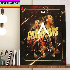 Las Vegas Aces Champions 2022 WNBA Finals Champs Home Decor Poster Canvas