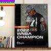 Las Vegas Aces Champs 2022 WNBA Champions x Becky Hammon Home Decor Poster Canvas
