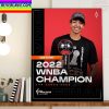 Las Vegas Aces Champs 2022 WNBA Champions x Kelsey Plum Home Decor Poster Canvas