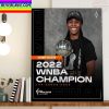 Las Vegas Aces Champs 2022 WNBA Champions x Theresa Plaisance Home Decor Poster Canvas