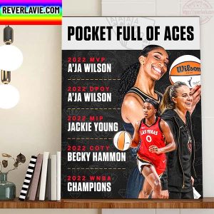Las Vegas Aces Pocket Full Of Aces This Season Home Decor Poster Canvas