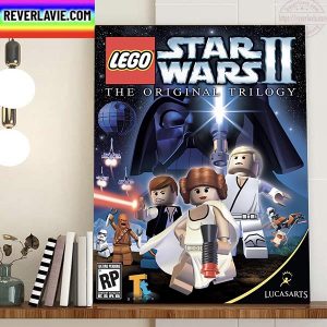 Lego Star Wars II The Original Trilogy Home Decor Poster Canvas