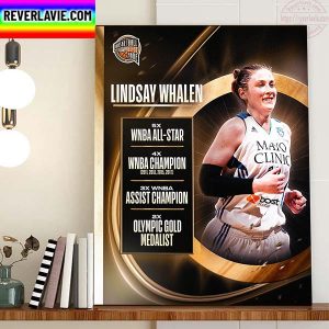 Lindsay Whalen Basketball Hall of Fame Home Decor Poster Canvas