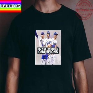 Los Angeles Dodgers NL West Division Champions Unisex T-Shirt