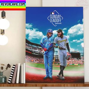 MLB Sunday Leadoff On Peacock Home Decor Poster Canvas