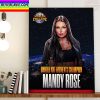 Mandy Rose Is Unified NXT Women’s Champion In NXT Worlds Collide Home Decor Poster Canvas
