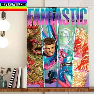 Marvel Studios Fantastic Four Fan Art Home Decor Poster Canvas