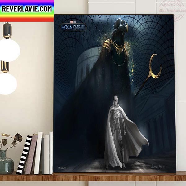 Marvel Studios Moon Knight 2022 Poster Movie Home Decor Poster Canvas Marvel Studios Moon Knight 2022 Poster Movie Home Decor Poster Canvas
