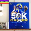 Josh Allen And Stefon Diggs Touchdown Buffalo Bills NFL Home Decor Poster Canvas
