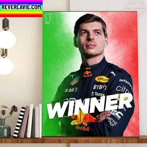 Max Verstappen Wins In Monza Italian GP Home Decor Poster Canvas