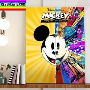 Mickey The Story Of A Mouse On Disney+ Home Decor Poster Canvas