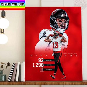 Mike Evans 2022 Projections Home Decor Poster Canvas