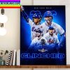 New York Mets Clinched 2022 MLB Postseason Home Decor Poster Canvas