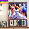New York Mets Clinched Postseason Bound Home Decor Poster Canvas